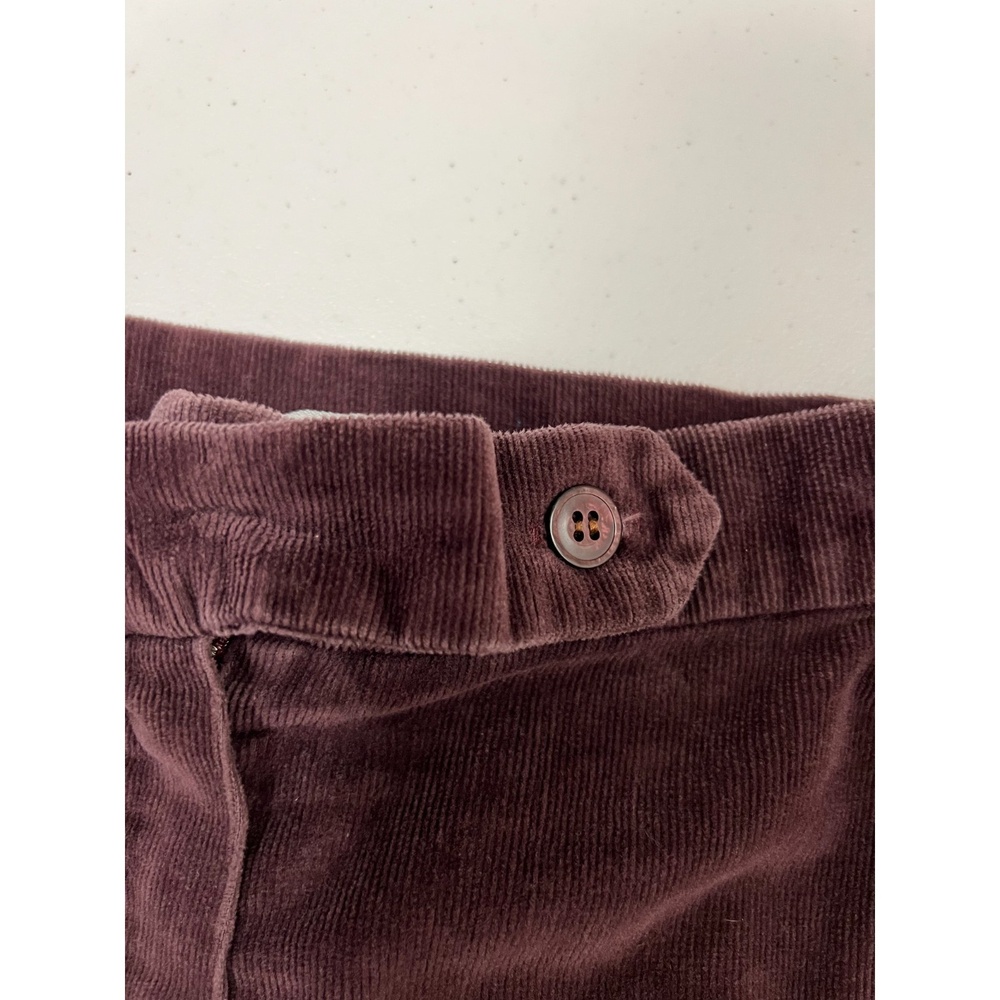 Vintage Dimension V Women's Purple Corduroy Pants High Rise Size 12 (28" Waist) - Picture 7 of 11